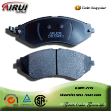 Semi-metallic brake pad for Chevrolet Aveo Front 2004